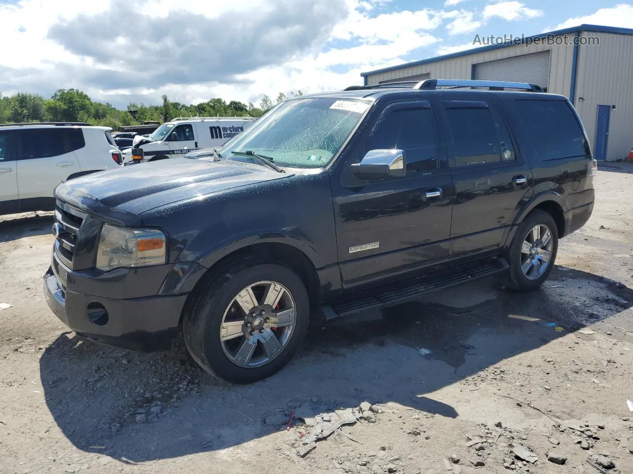 2008 Ford Expedition Limited Black vin: 1FMFU20548LA22062