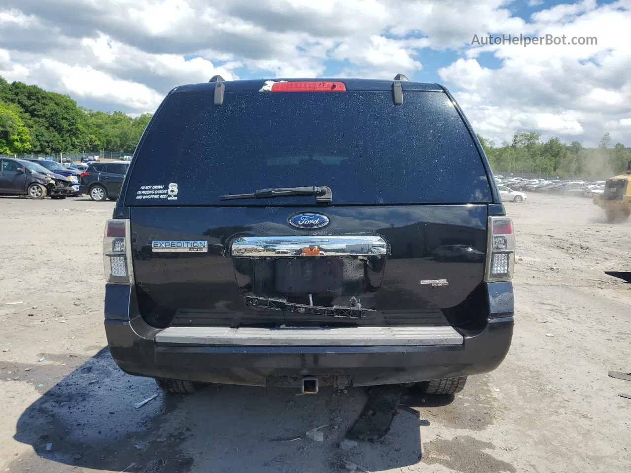 2008 Ford Expedition Limited Black vin: 1FMFU20548LA22062