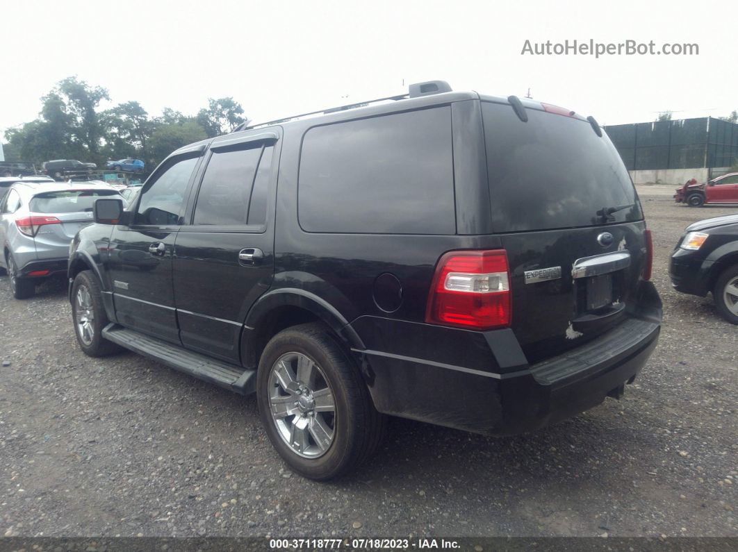 2008 Ford Expedition Limited Black vin: 1FMFU20548LA43462