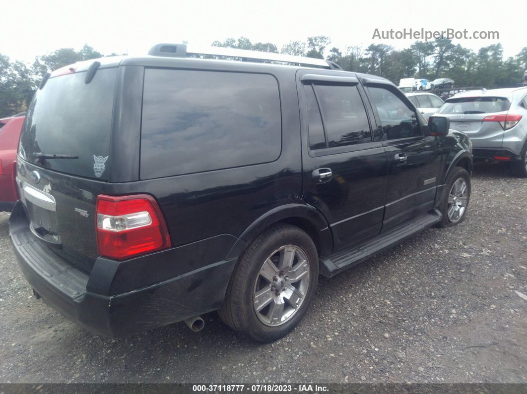 2008 Ford Expedition Limited Black vin: 1FMFU20548LA43462