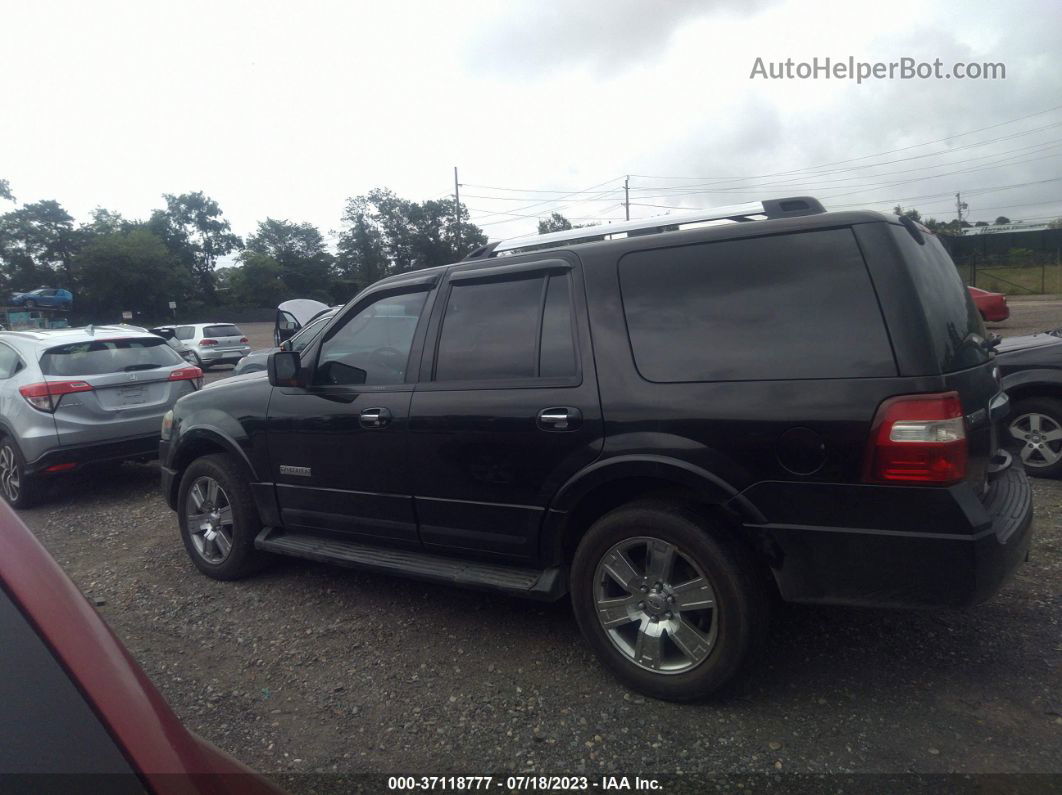 2008 Ford Expedition Limited Black vin: 1FMFU20548LA43462