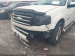 2007 Ford Expedition Limited Белый vin: 1FMFU20557LA50306