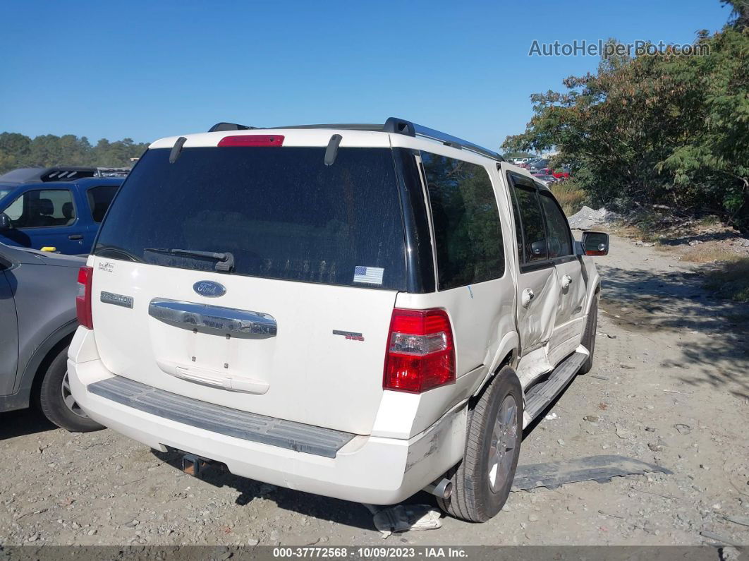 2007 Ford Expedition Limited White vin: 1FMFU20557LA56963