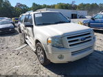 2007 Ford Expedition Limited White vin: 1FMFU20557LA56963