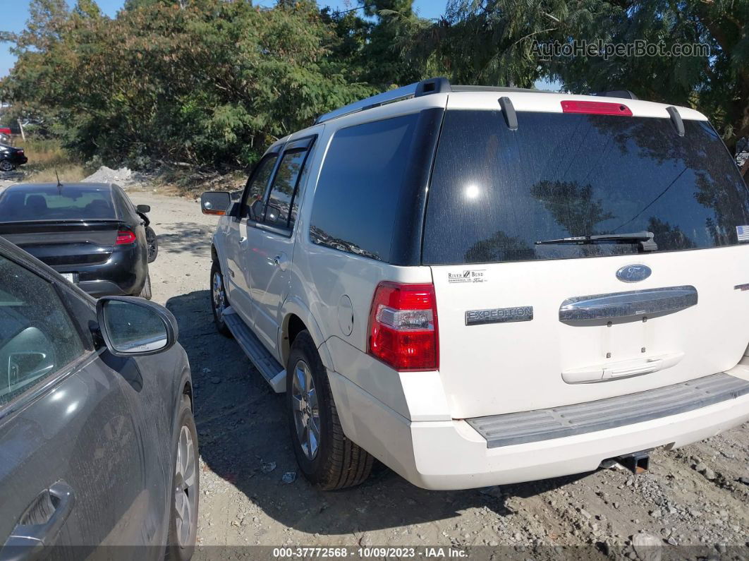 2007 Ford Expedition Limited White vin: 1FMFU20557LA56963