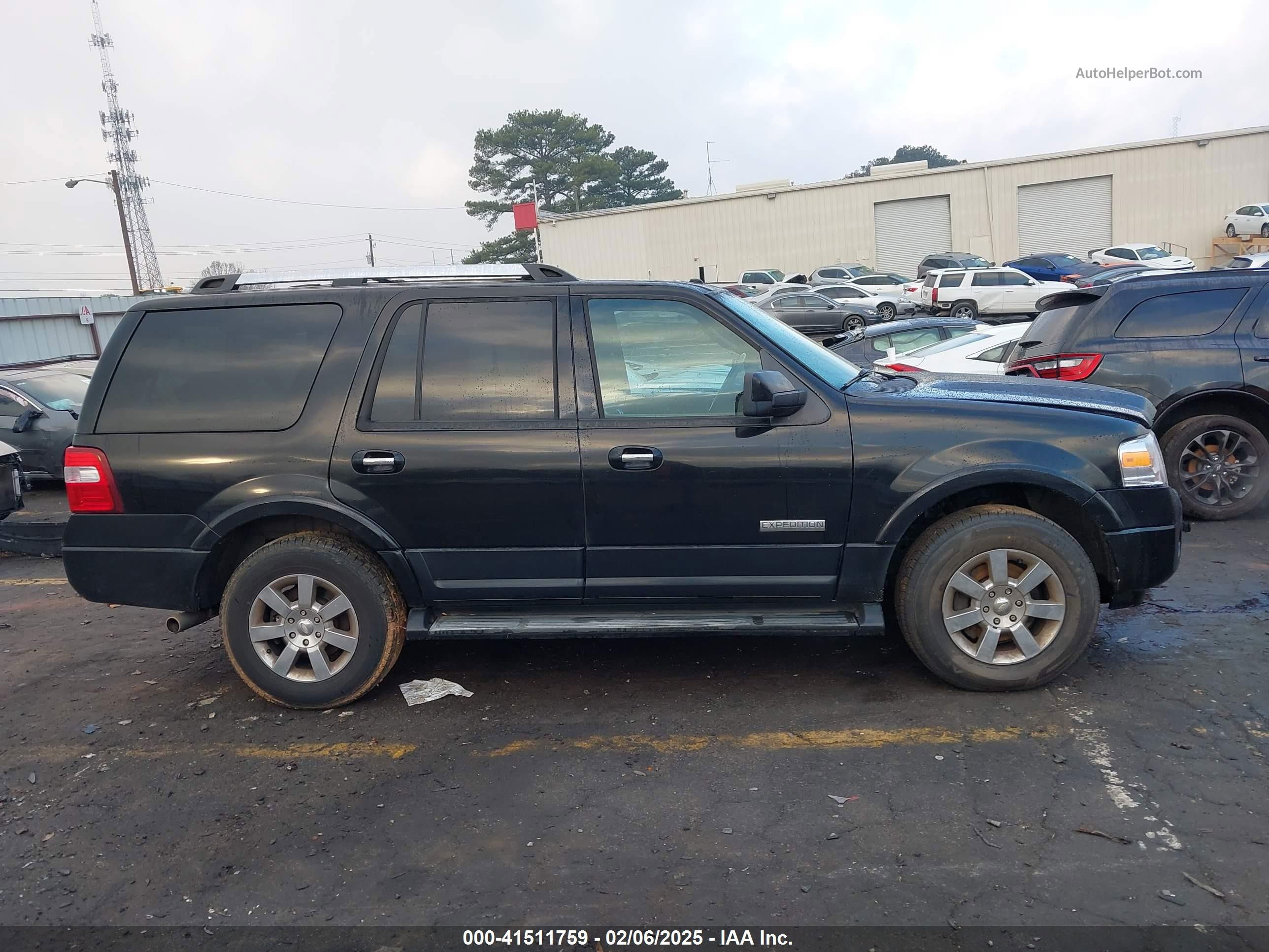 2007 Ford Expedition Limited Black vin: 1FMFU20557LA61001