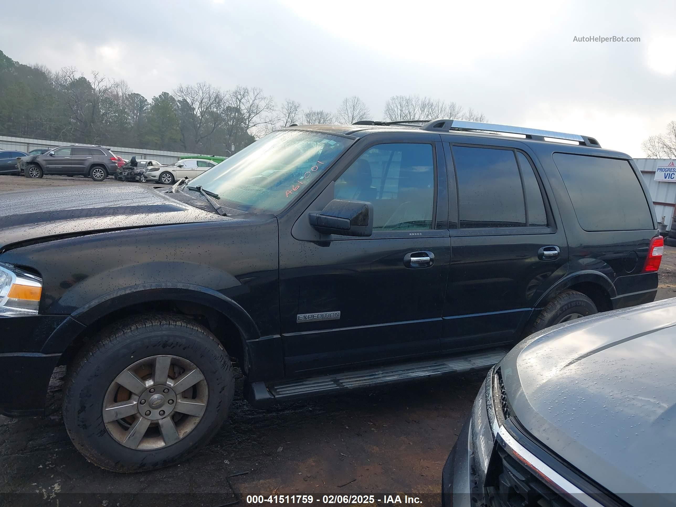 2007 Ford Expedition Limited Black vin: 1FMFU20557LA61001