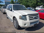 2007 Ford Expedition Limited White vin: 1FMFU20557LA79322