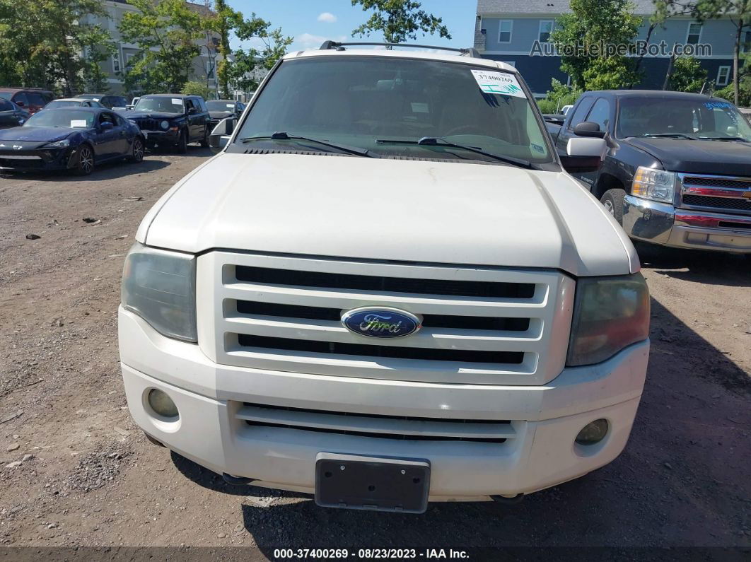2007 Ford Expedition Limited White vin: 1FMFU20557LA79322