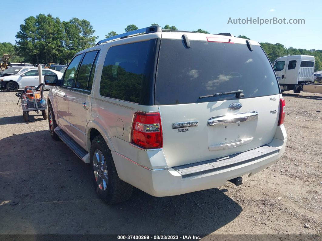 2007 Ford Expedition Limited White vin: 1FMFU20557LA79322