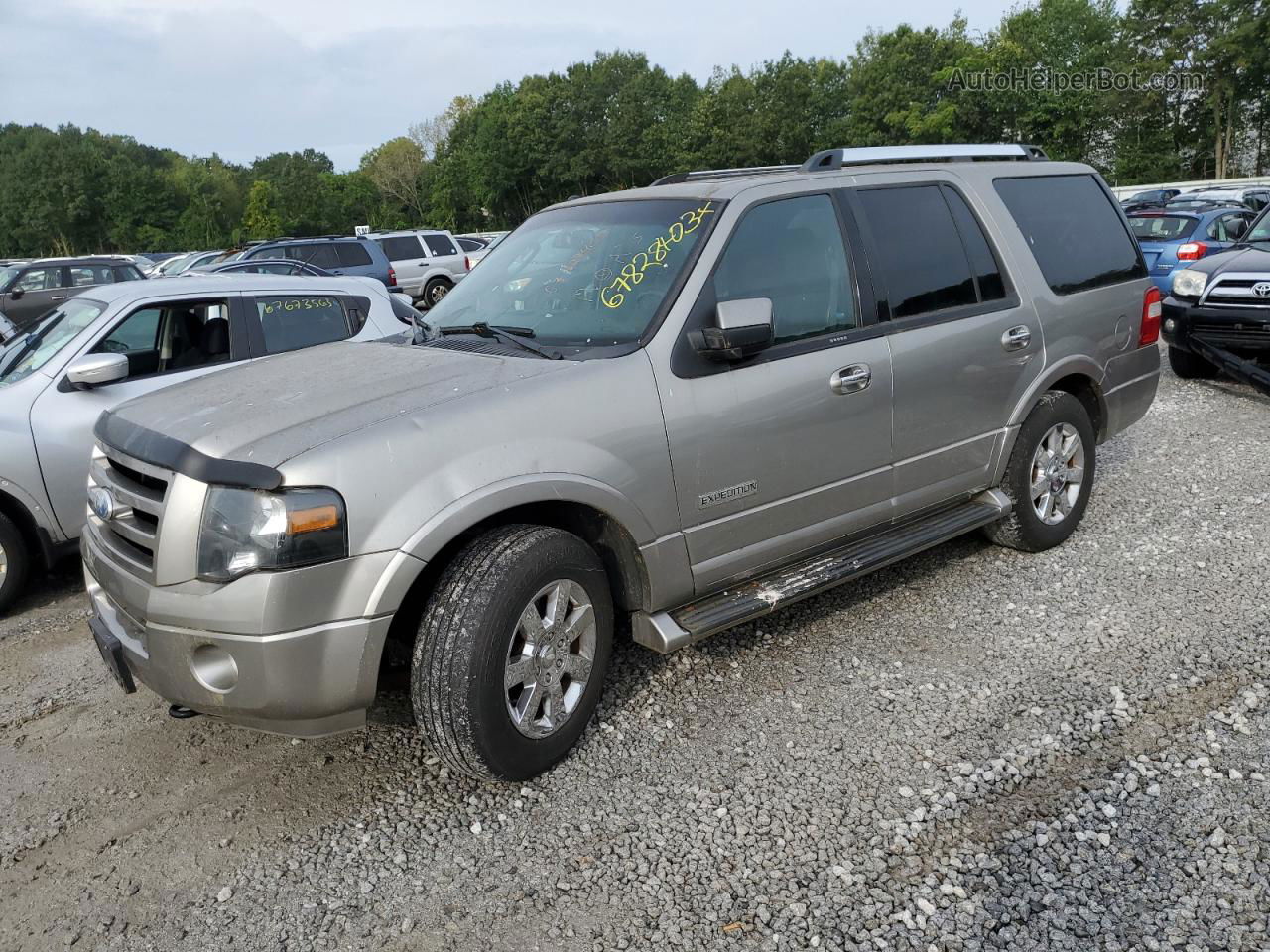 2008 Ford Expedition Limited Beige vin: 1FMFU20558LA38934