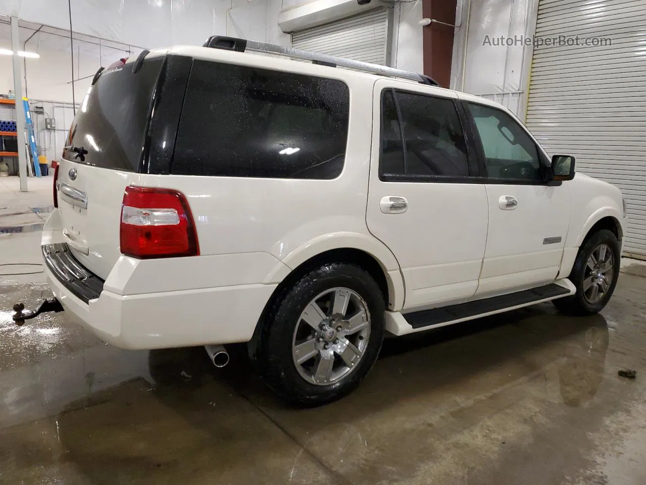 2007 Ford Expedition Limited White vin: 1FMFU20567LA49813