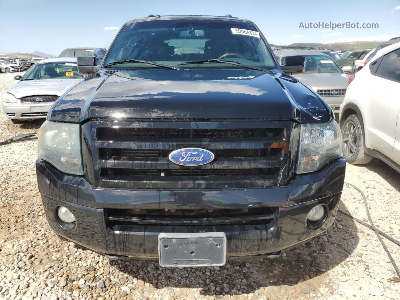 2008 Ford Expedition Limited Black vin: 1FMFU20568LA13492