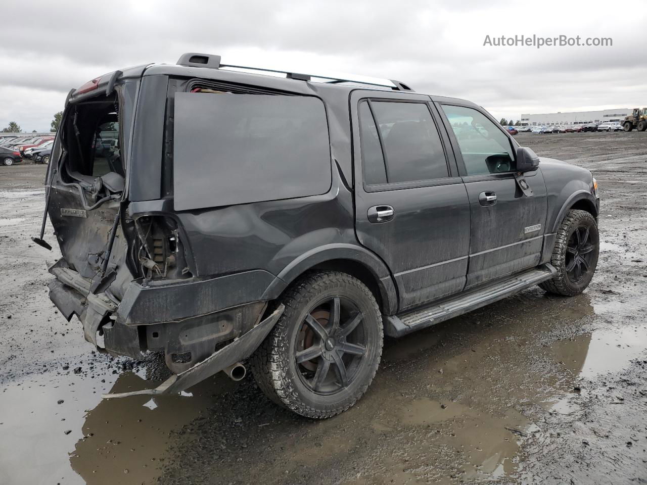 2007 Ford Expedition Limited Black vin: 1FMFU20577LA11376