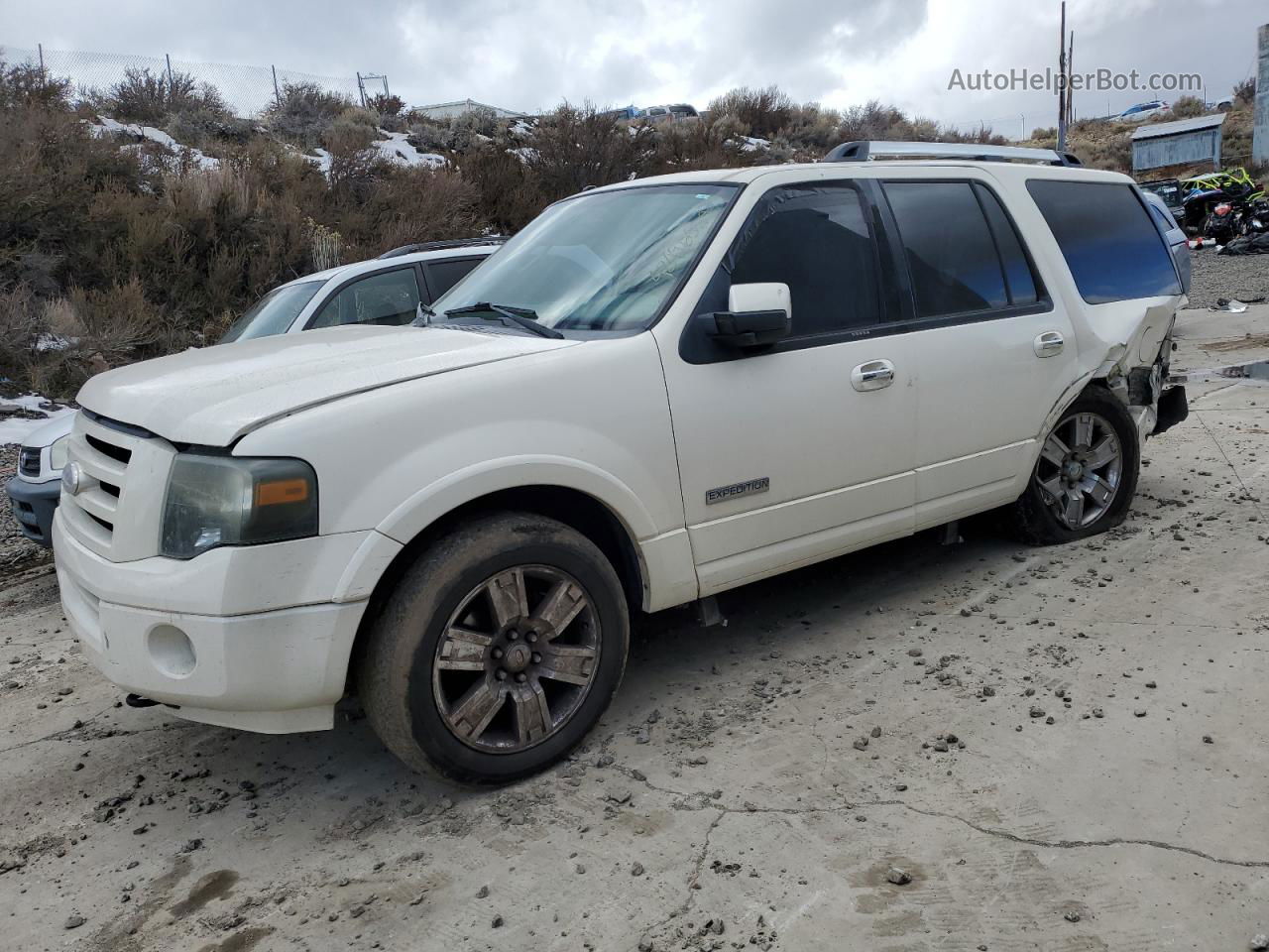 2008 Ford Expedition Limited Белый vin: 1FMFU20578LA46436