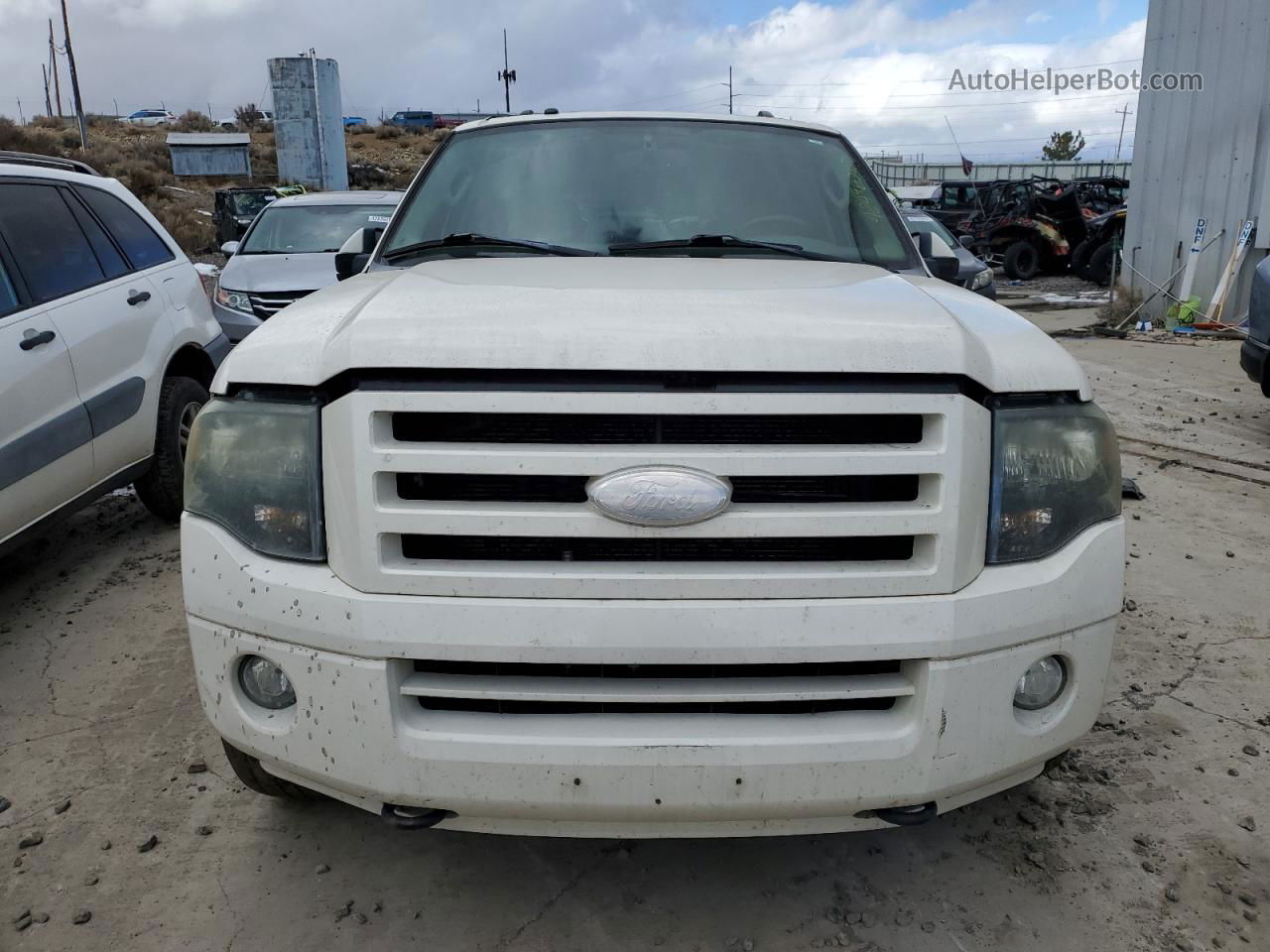 2008 Ford Expedition Limited White vin: 1FMFU20578LA46436