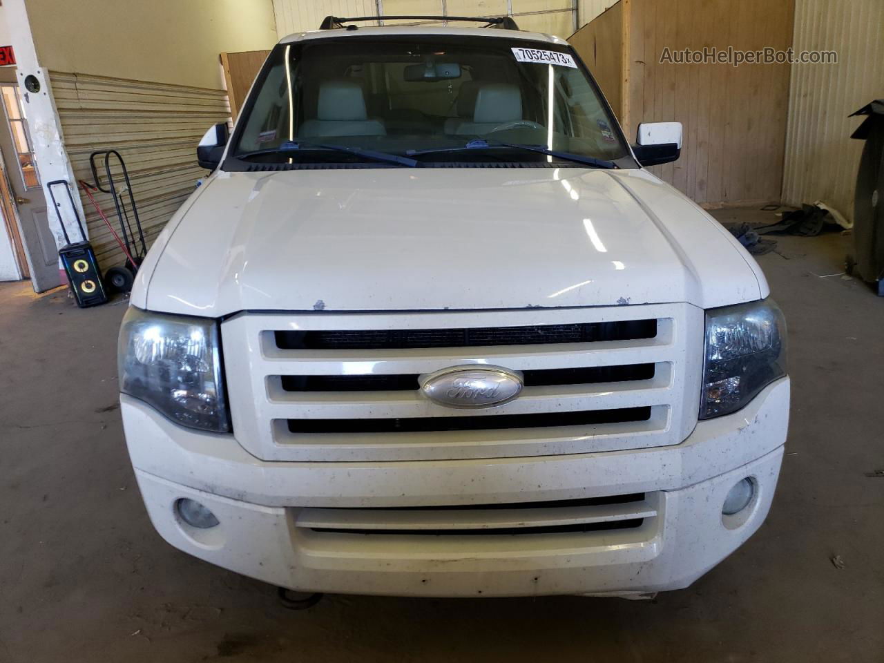 2008 Ford Expedition Limited White vin: 1FMFU20598LA23739