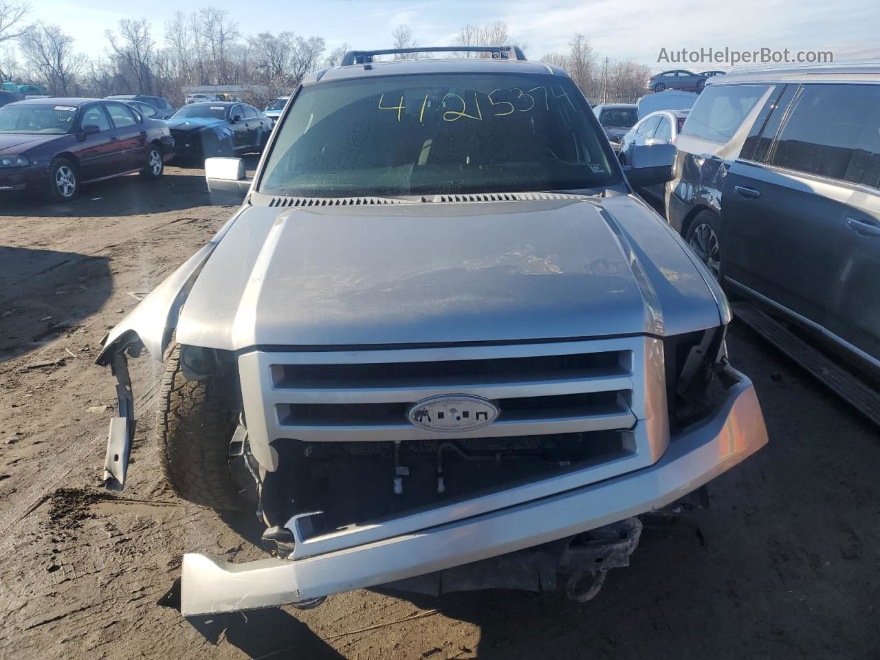 2008 Ford Expedition Limited Silver vin: 1FMFU20598LA88302