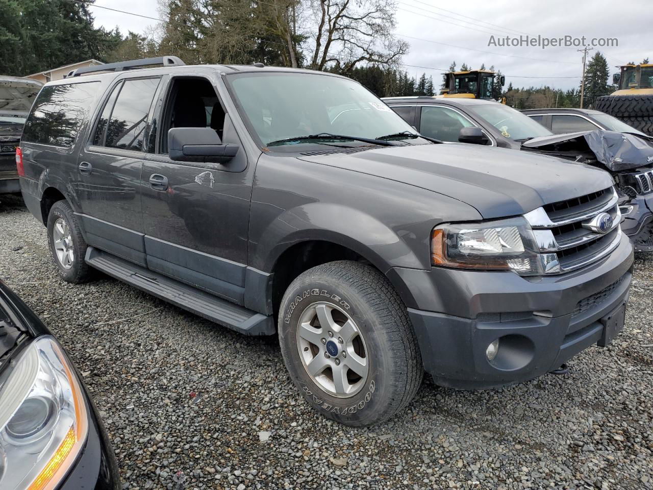 2016 Ford Expedition El Xl Gray vin: 1FMJK1GT2GEF38292