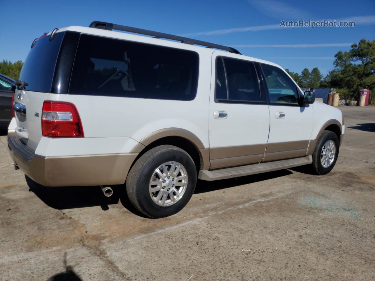 2012 Ford Expedition El Xlt White vin: 1FMJK1H58CEF06747