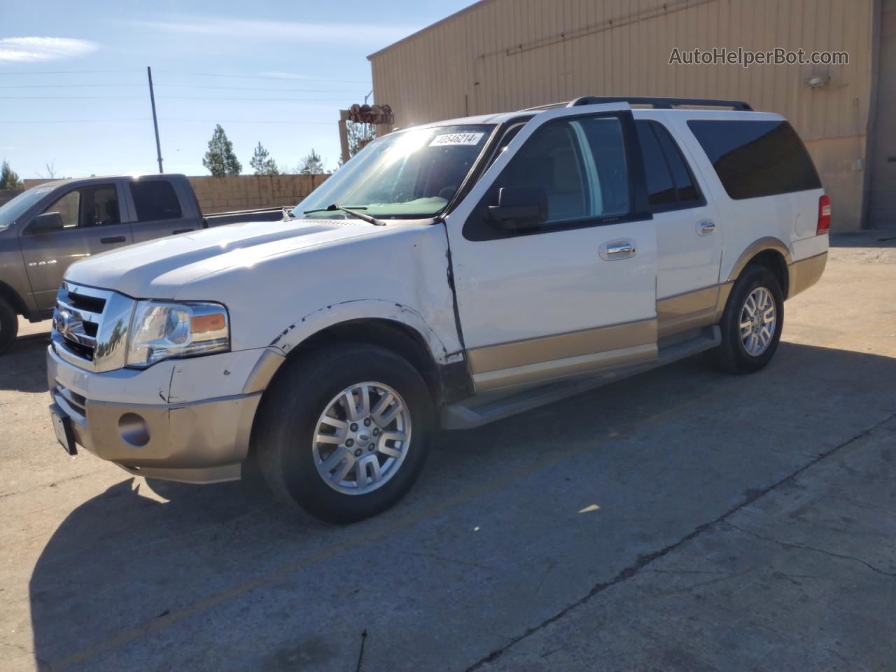 2012 Ford Expedition El Xlt White vin: 1FMJK1H58CEF06747