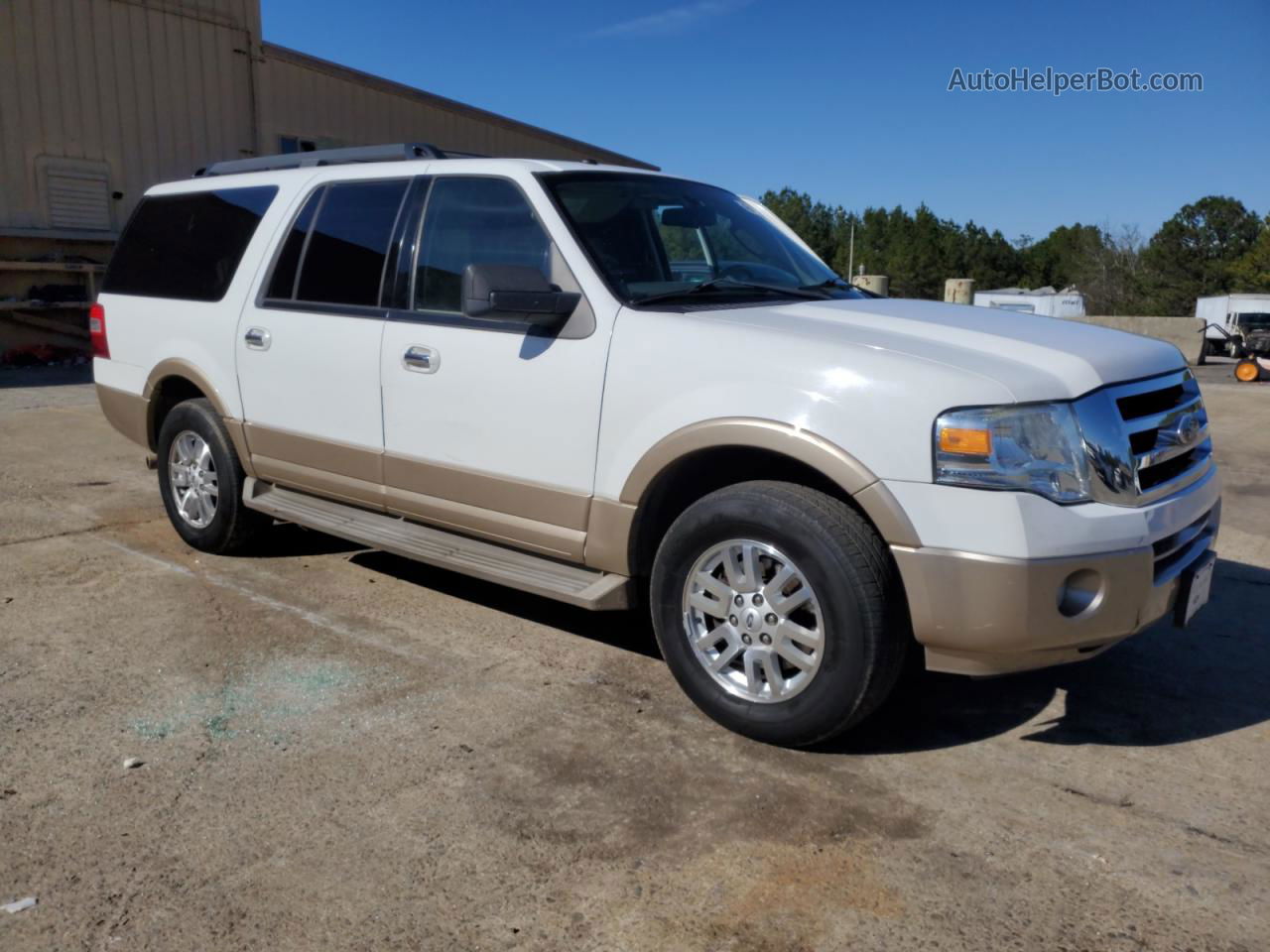 2012 Ford Expedition El Xlt White vin: 1FMJK1H58CEF06747