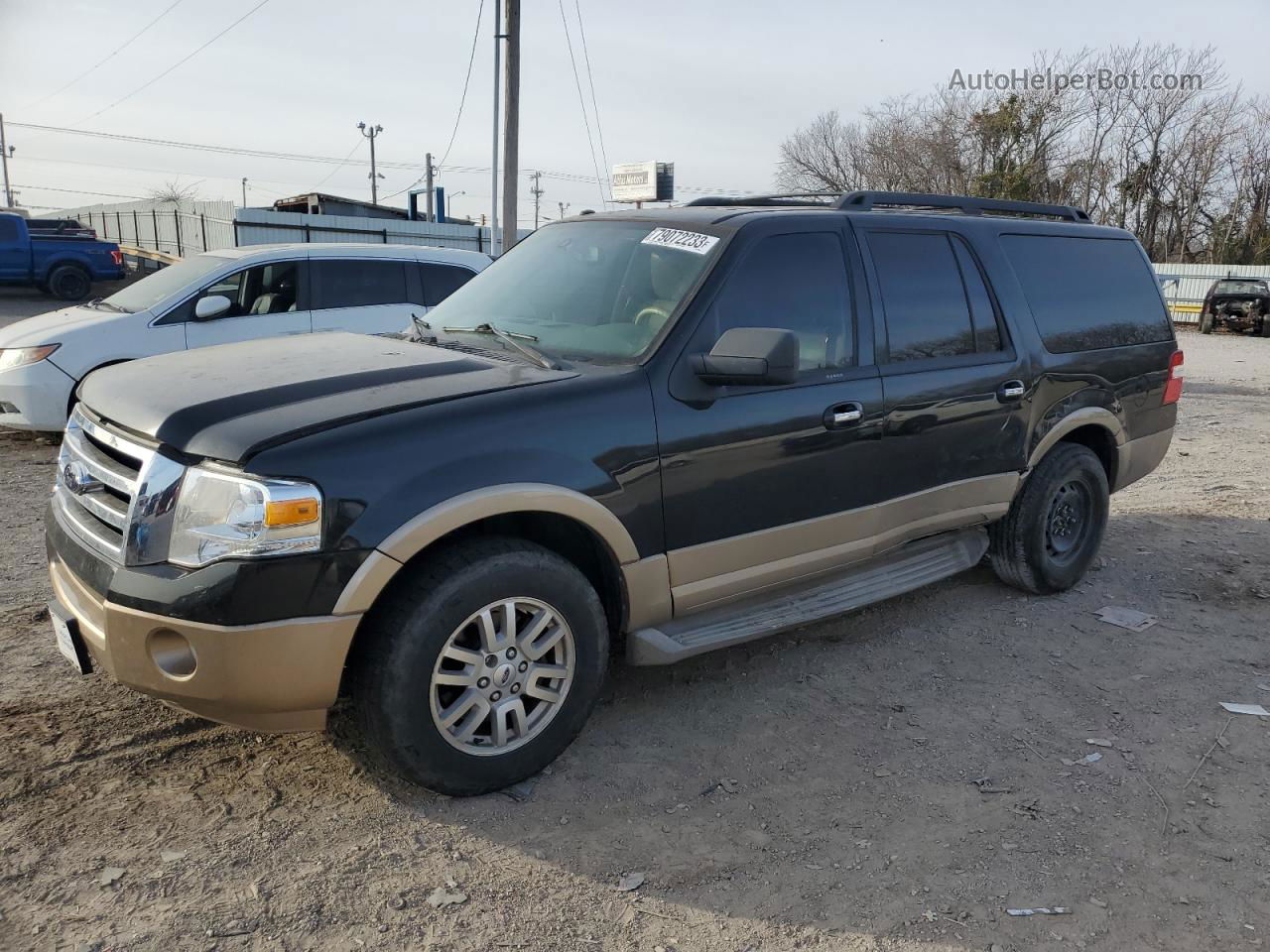 2012 Ford Expedition El Xlt Black vin: 1FMJK1H58CEF33351