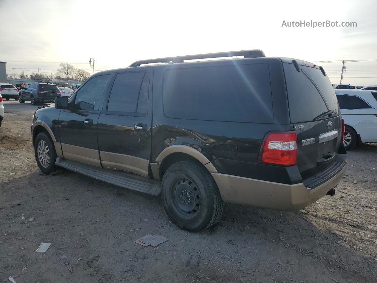 2012 Ford Expedition El Xlt Black vin: 1FMJK1H58CEF33351