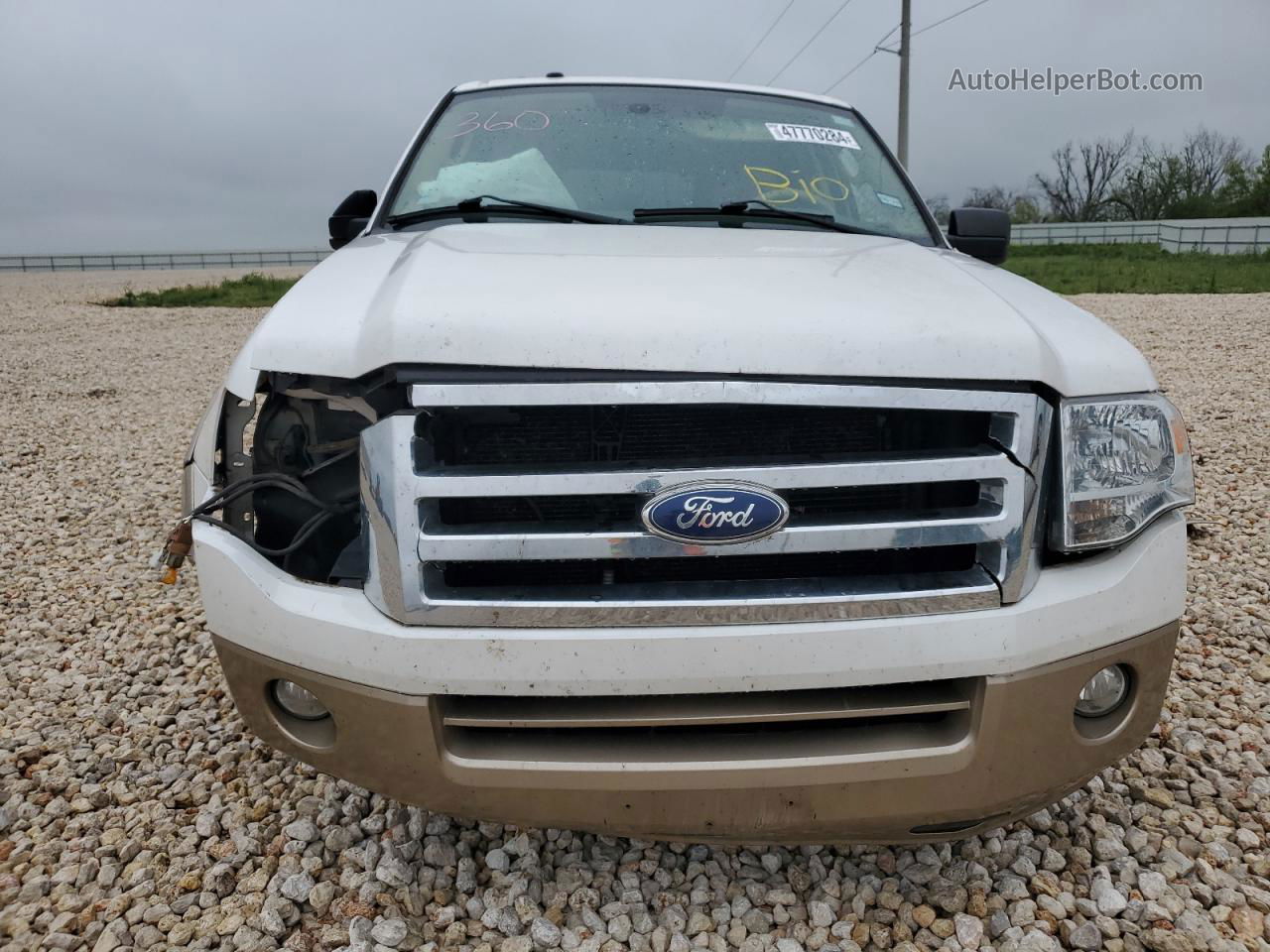 2012 Ford Expedition El Xlt White vin: 1FMJK1H58CEF59559