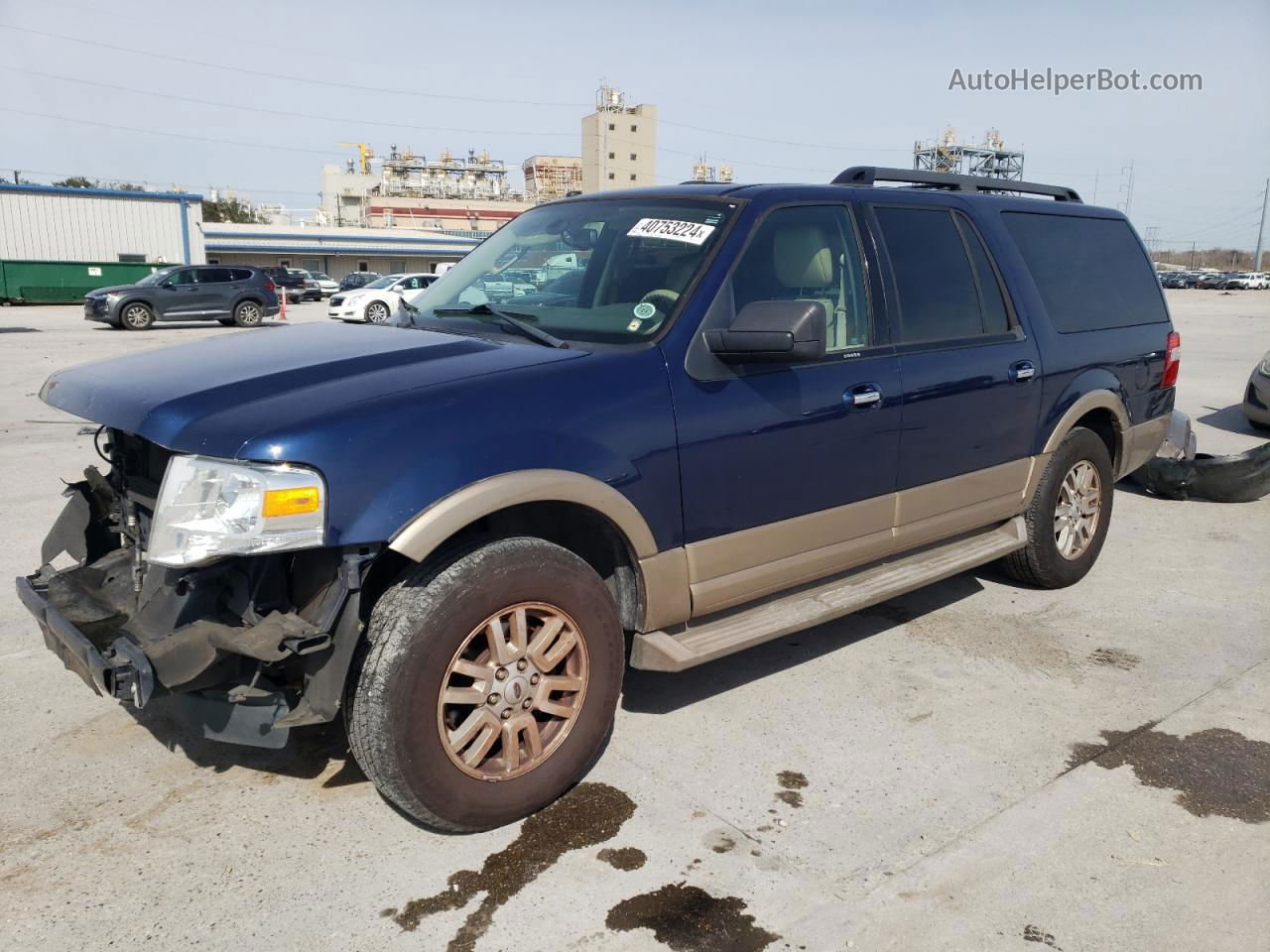 2012 Ford Expedition El Xlt Blue vin: 1FMJK1H5XCEF20097