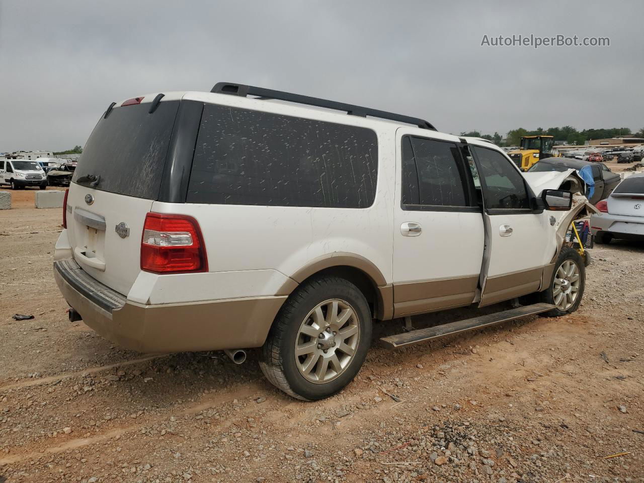 2012 Ford Expedition El Xlt White vin: 1FMJK1H5XCEF64584