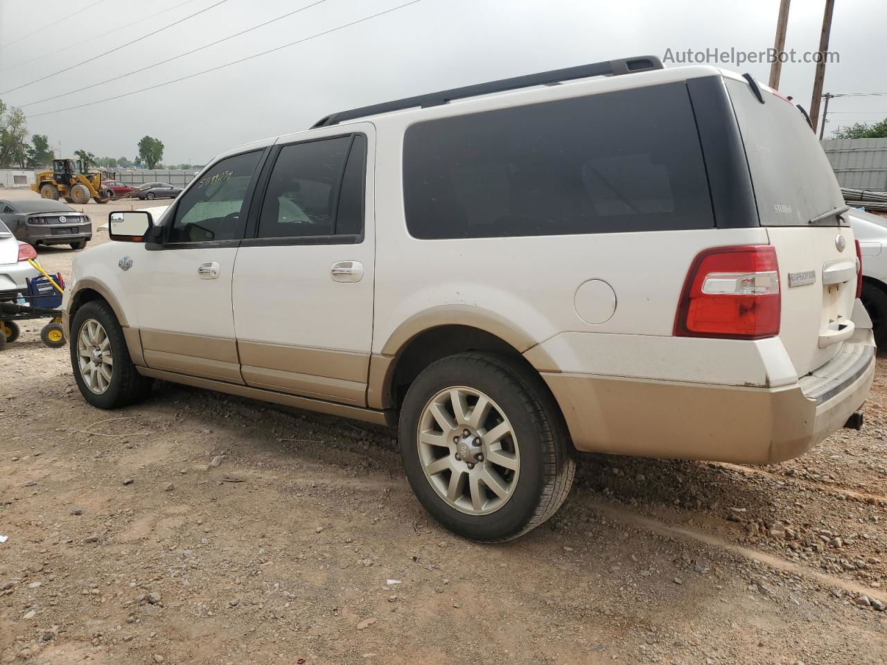 2012 Ford Expedition El Xlt White vin: 1FMJK1H5XCEF64584