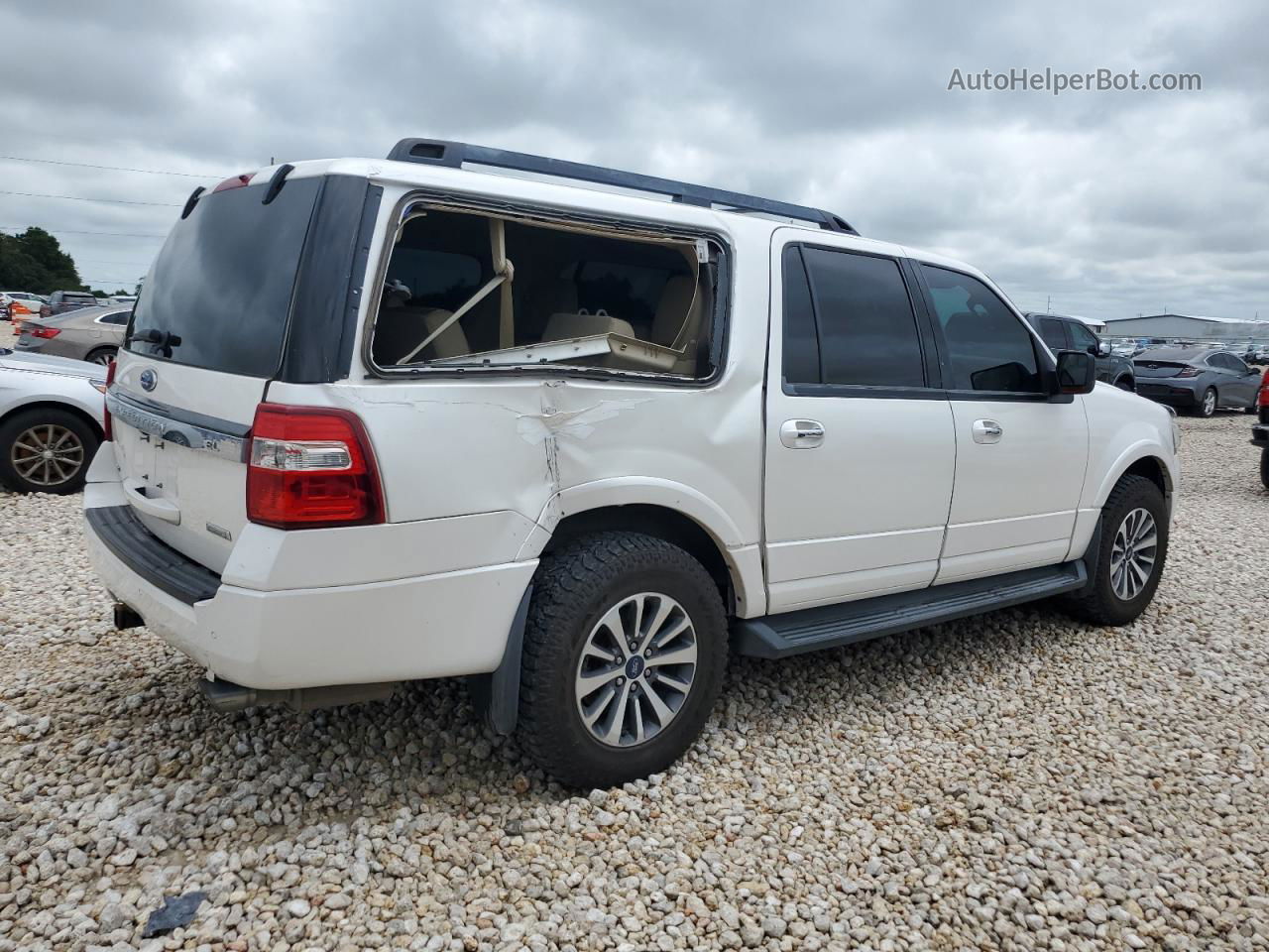 2017 Ford Expedition El Xlt White vin: 1FMJK1HT0HEA35473