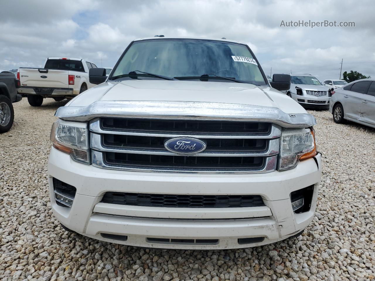 2017 Ford Expedition El Xlt White vin: 1FMJK1HT0HEA35473