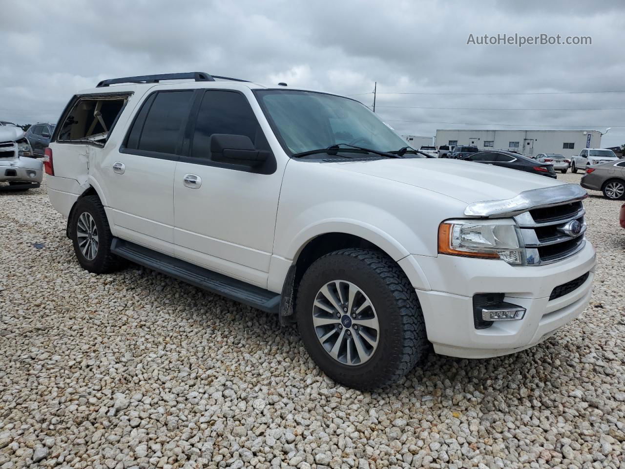 2017 Ford Expedition El Xlt White vin: 1FMJK1HT0HEA35473