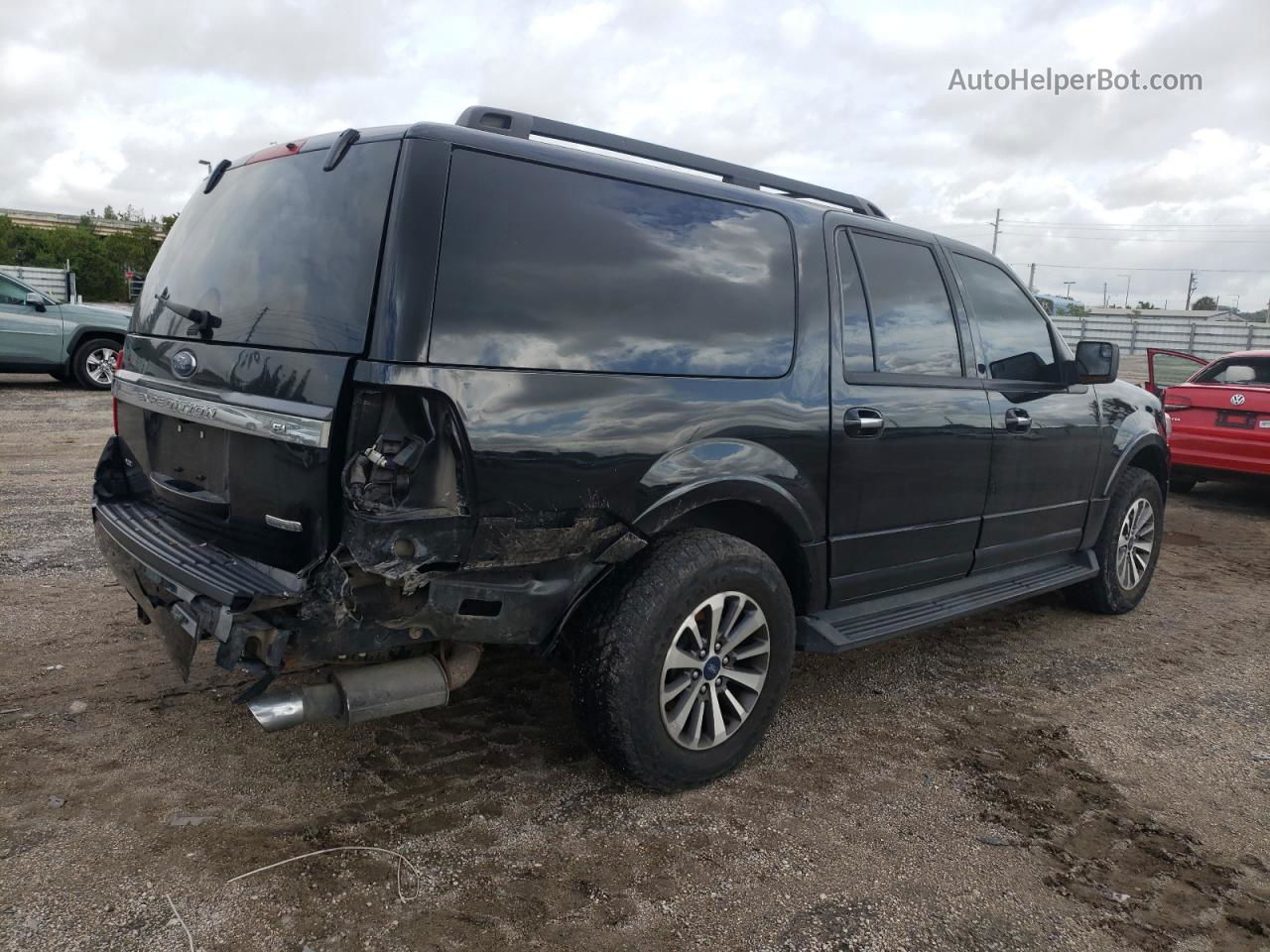 2017 Ford Expedition El Xlt Black vin: 1FMJK1HT0HEA51138