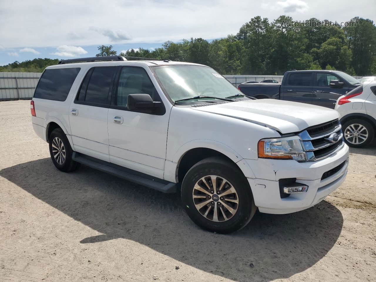 2016 Ford Expedition El Xlt White vin: 1FMJK1HT1GEF32398