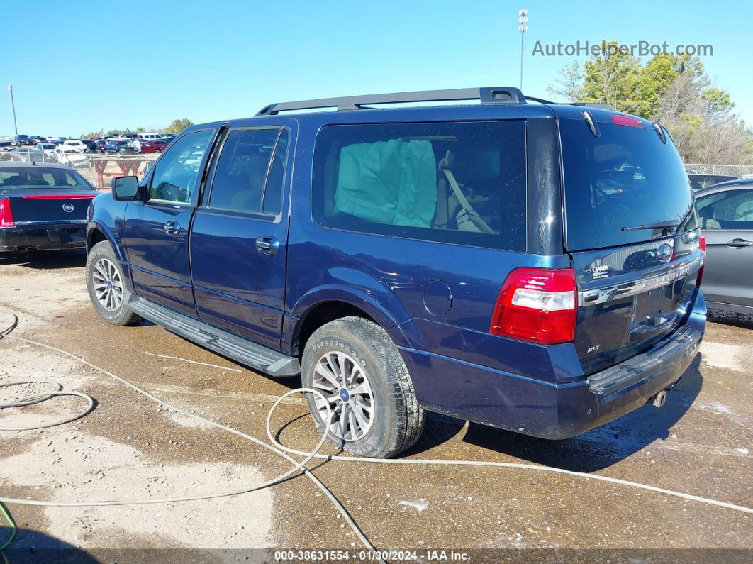 2017 Ford Expedition El King Ranch/xlt Синий vin: 1FMJK1HT2HEA15693