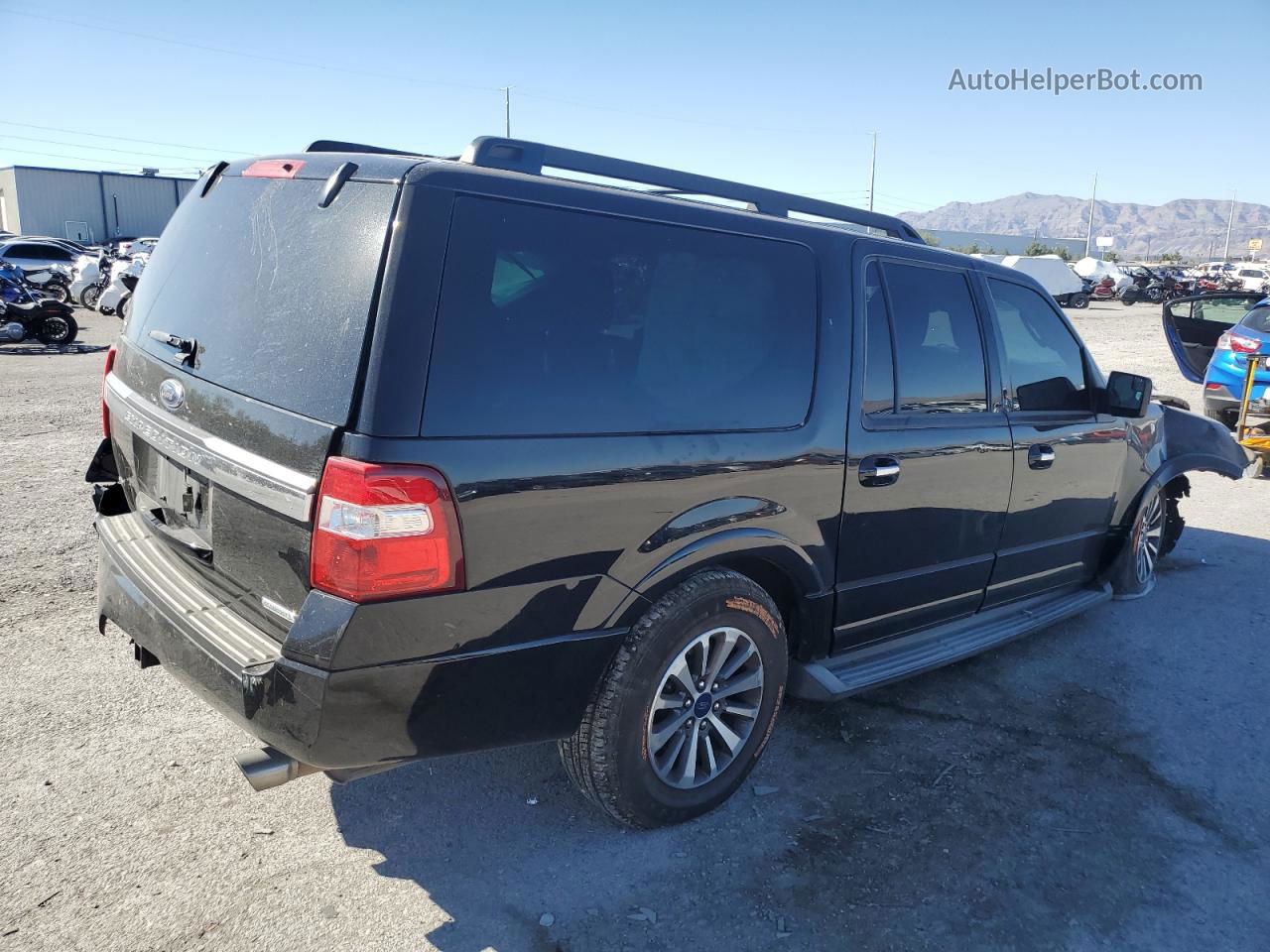 2016 Ford Expedition El Xlt Black vin: 1FMJK1HT3GEF23136