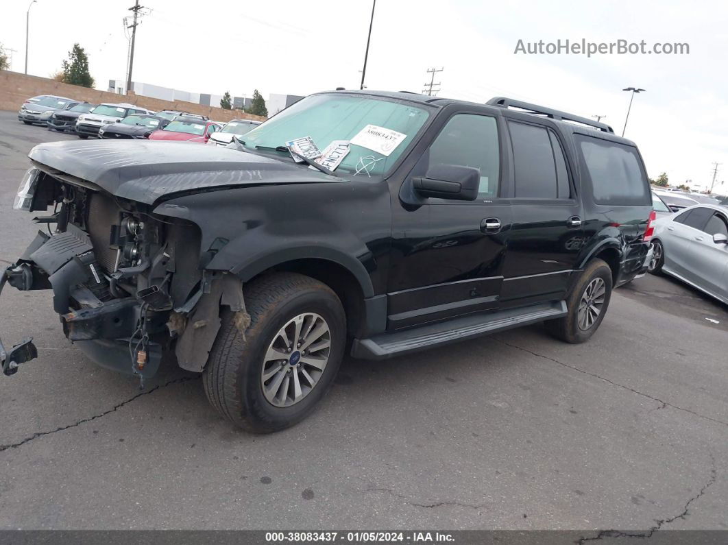 2017 Ford Expedition El Xlt Black vin: 1FMJK1HT3HEA74512