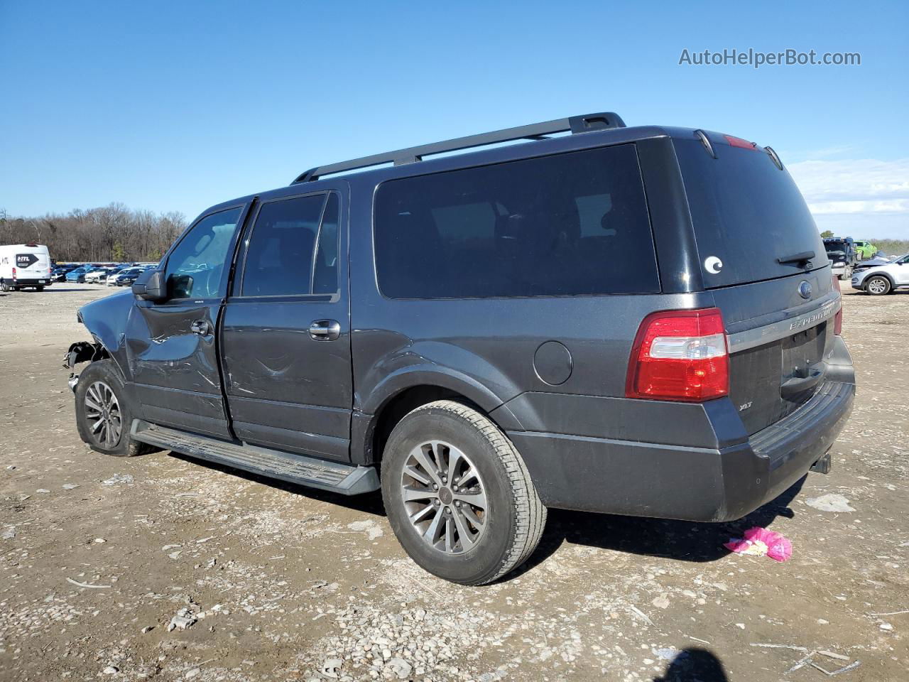 2017 Ford Expedition El Xlt Silver vin: 1FMJK1HT4HEA17090