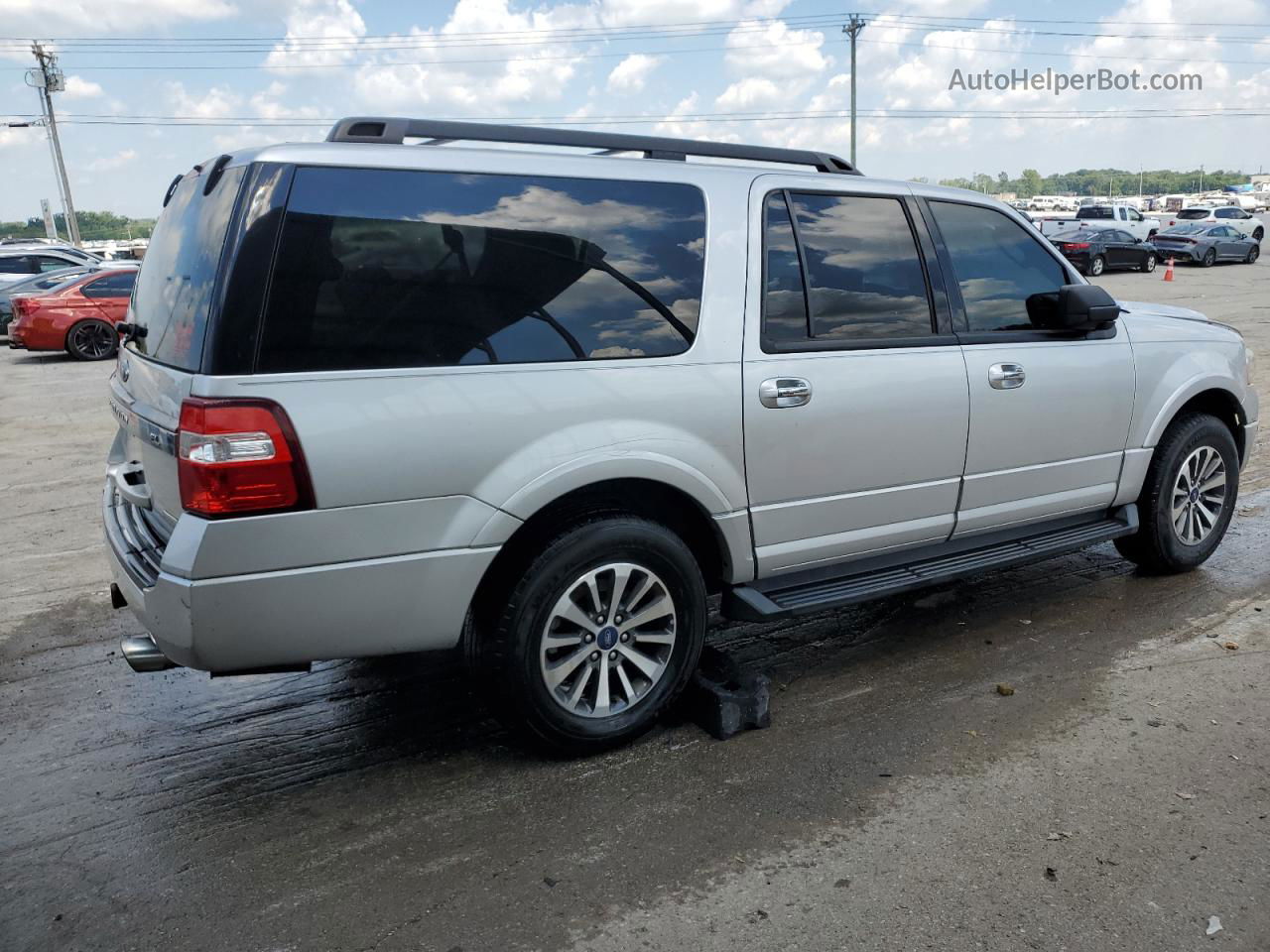 2017 Ford Expedition El Xlt Silver vin: 1FMJK1HT4HEA74230