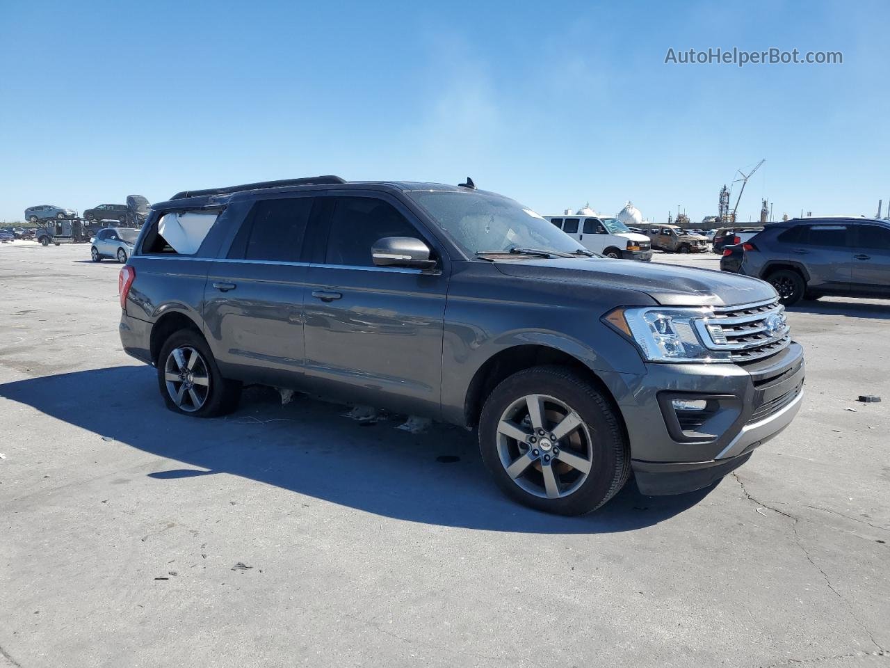 2018 Ford Expedition Max Xlt Gray vin: 1FMJK1HT5JEA06041
