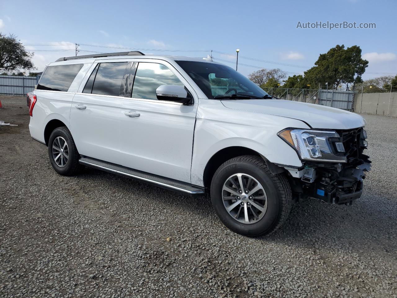 2018 Ford Expedition Max Xlt White vin: 1FMJK1HT5JEA68233