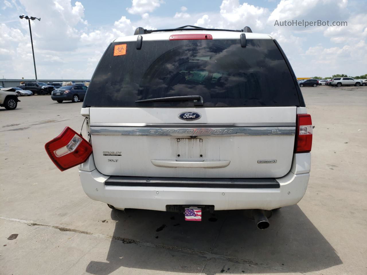 2016 Ford Expedition El Xlt White vin: 1FMJK1HT6GEF14835