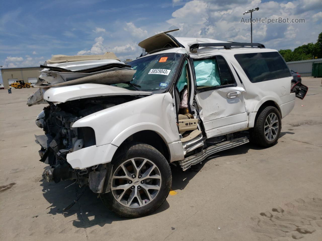 2016 Ford Expedition El Xlt Белый vin: 1FMJK1HT6GEF14835