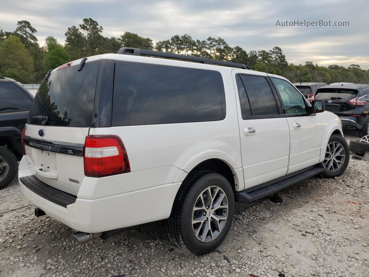 2017 Ford Expedition El Xlt White vin: 1FMJK1HT6HEA34988