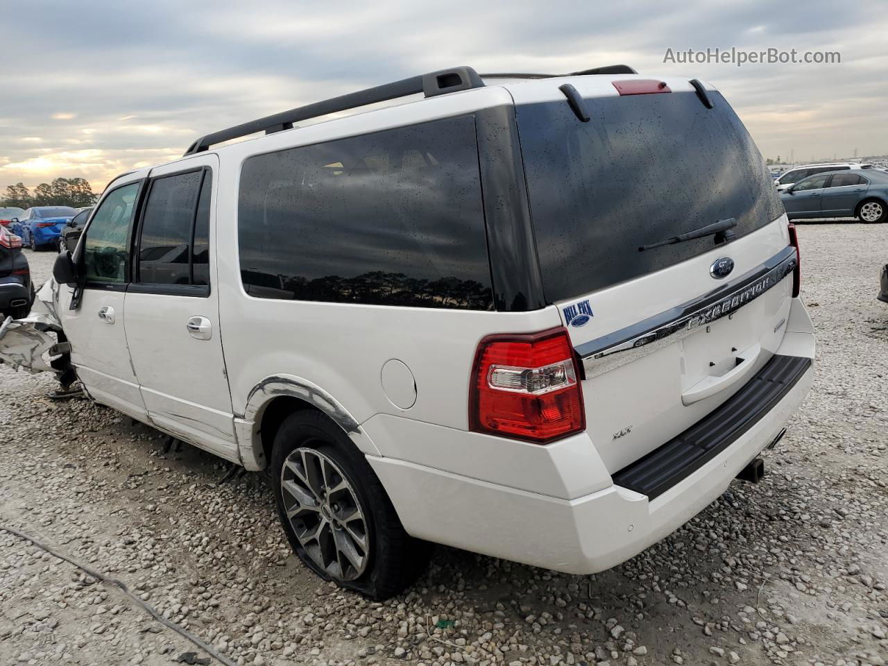 2017 Ford Expedition El Xlt White vin: 1FMJK1HT6HEA34988