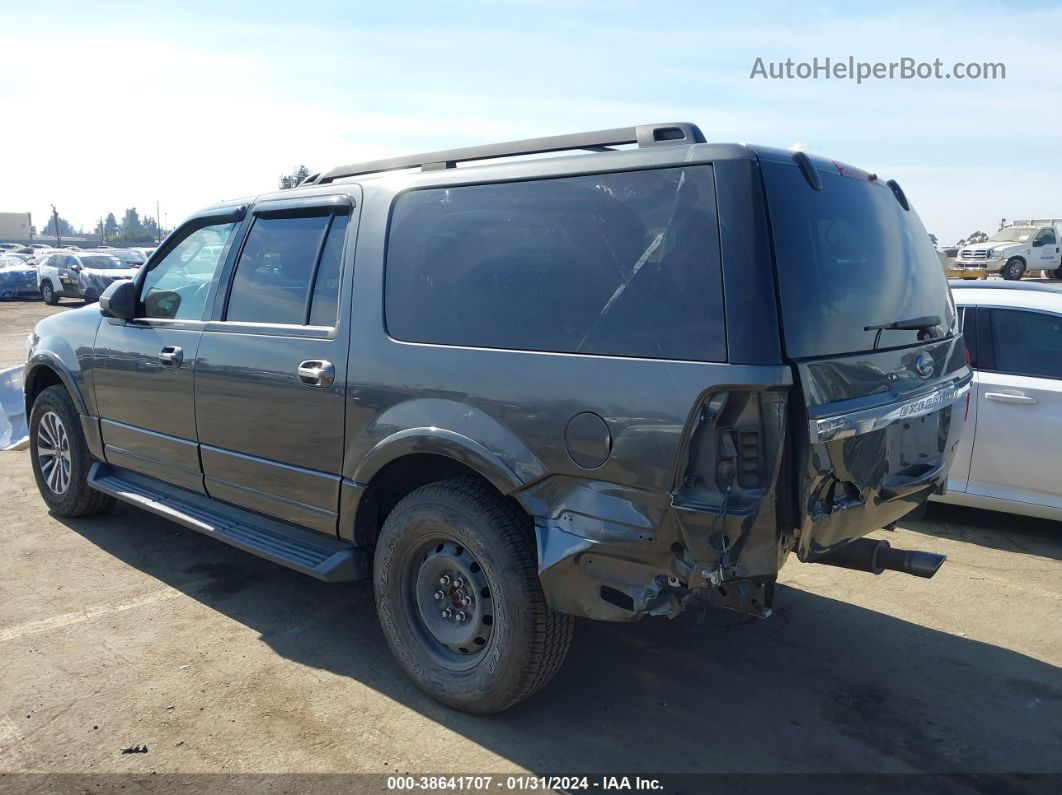 2017 Ford Expedition El Xlt Gray vin: 1FMJK1HT6HEA52679