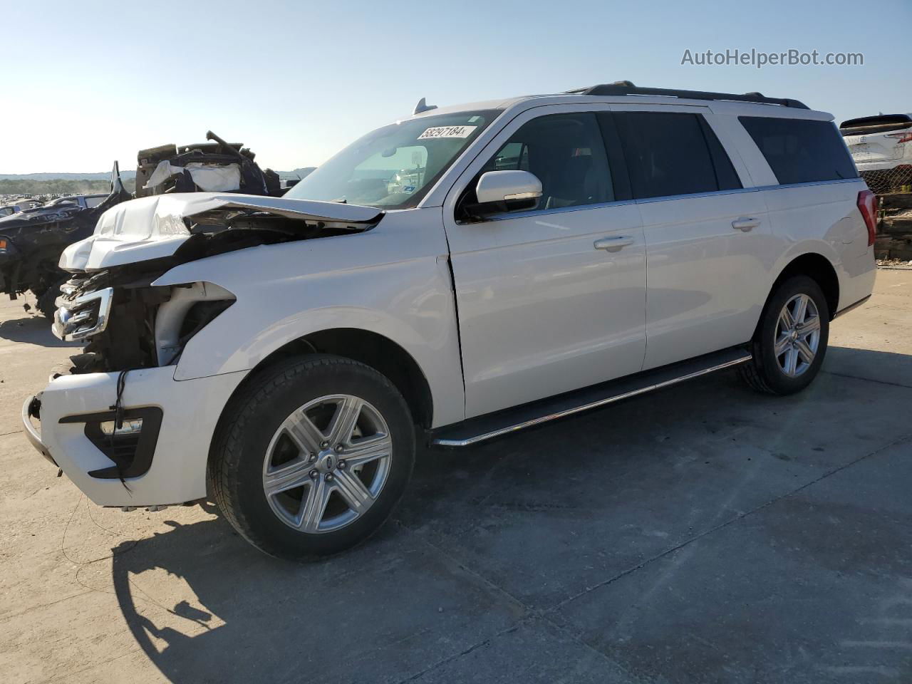 2018 Ford Expedition Max Xlt White vin: 1FMJK1HT6JEA48671